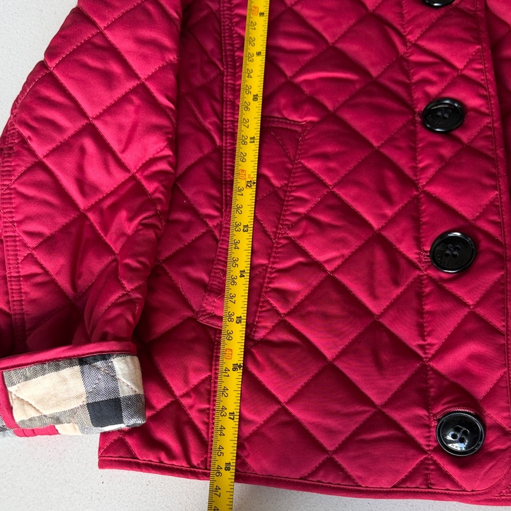 Burberry Kids Quilted Jacket - Vibrant Red - Picture 15 of 16